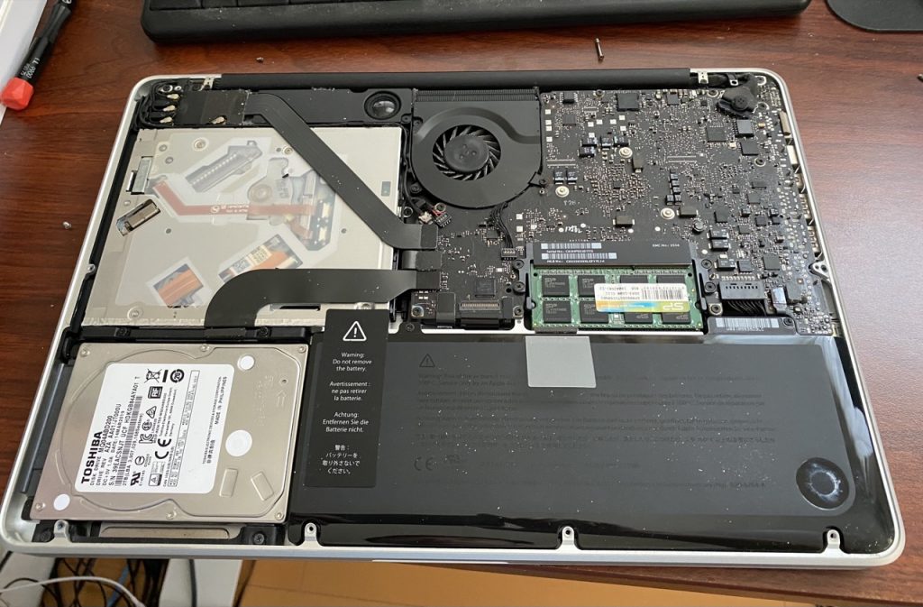 MacBook Pro Mid 2012 SSD換装